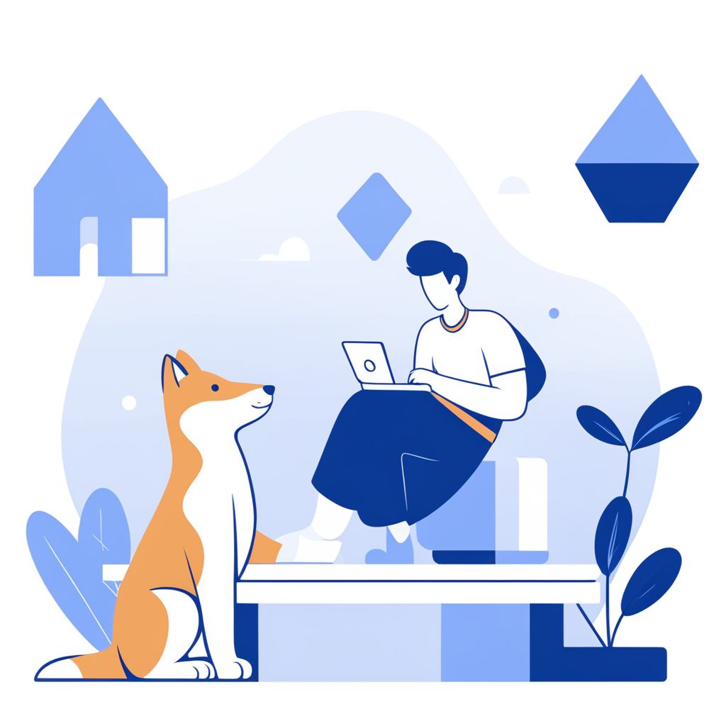 00274-[number]-an artwork,room chat computer,in the style of 2d game art,characterized animals,dmitry vishnevsky,blue and white,cute and dreamy.png